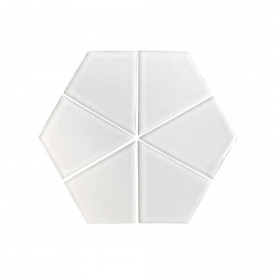 Tomettes Hexagonales en 6 modules décalés 15,4x17,8 cm en étirage
